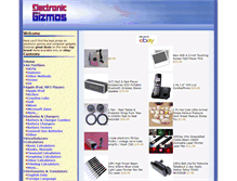 Tablet Screenshot of electronic-gizmos.com